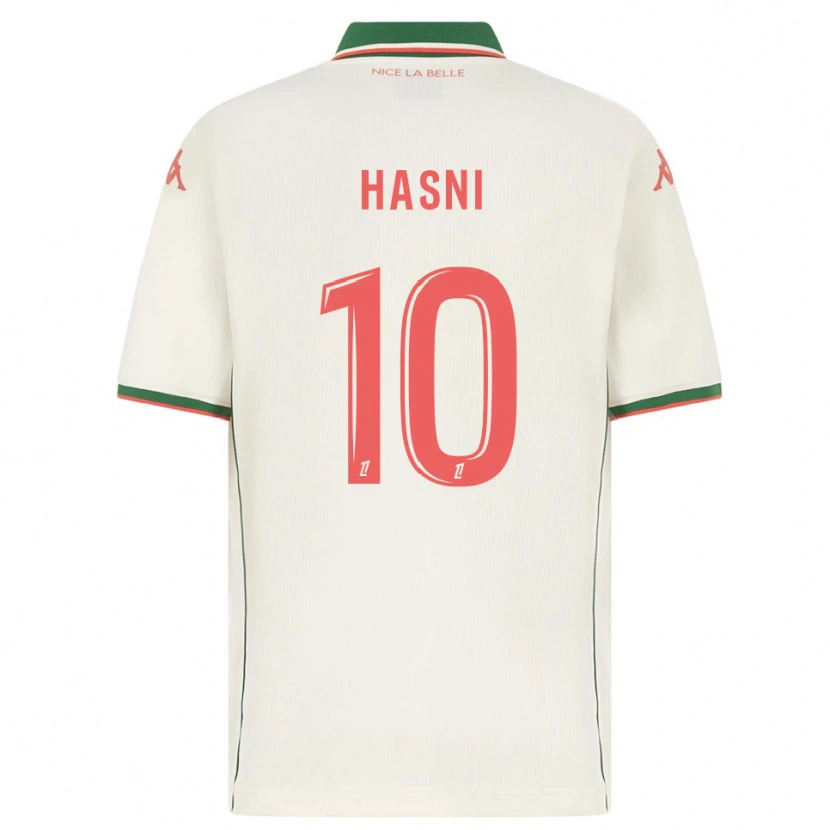 Danxen Kid Zinedine Hasni #10 White Green Away Jersey 2025/26 T-Shirt