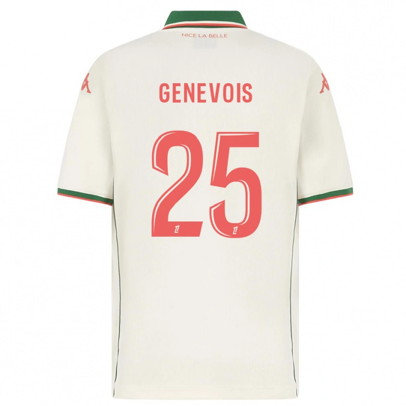 Danxen Kid Romain Genevois #25 White Green Away Jersey 2025/26 T-Shirt