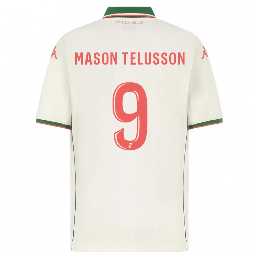 Danxen Kid Jah-Mason Telusson #9 White Green Away Jersey 2025/26 T-Shirt