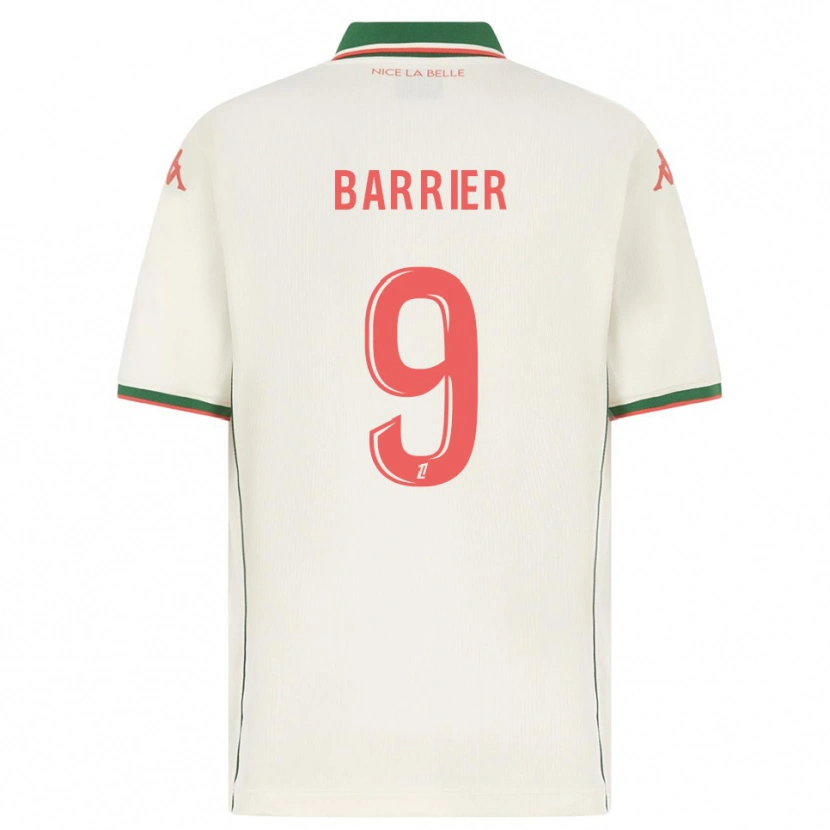 Danxen Kid Inès Barrier #9 White Green Away Jersey 2025/26 T-Shirt