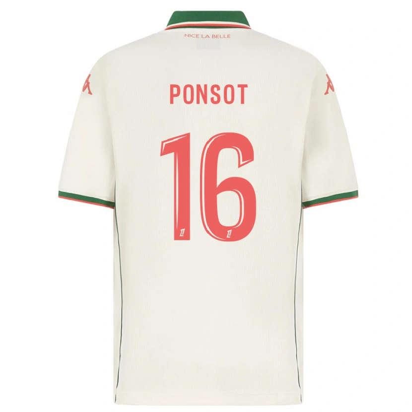 Danxen Kid Martin Ponsot #16 White Green Away Jersey 2025/26 T-Shirt