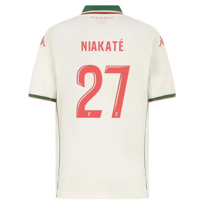 Danxen Kid Yakaré Niakaté #27 White Green Away Jersey 2025/26 T-Shirt