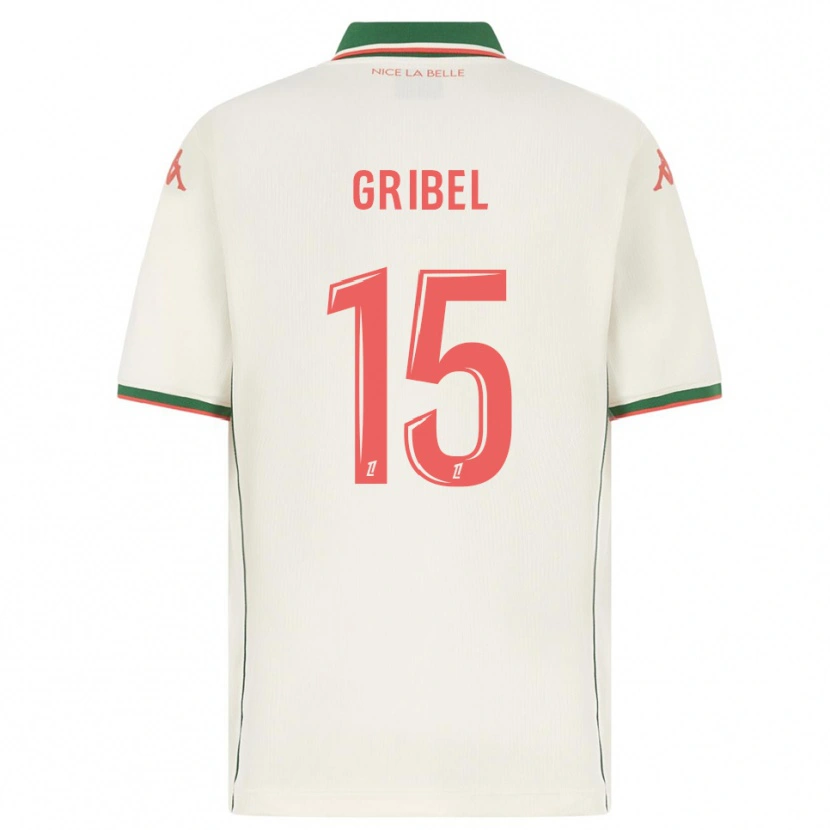 Danxen Kid Naomie Gribel #15 White Green Away Jersey 2025/26 T-Shirt