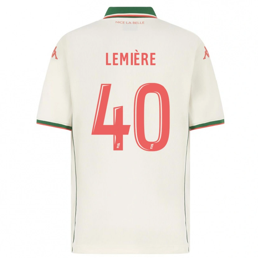 Danxen Kid Pauline Lemière #40 White Green Away Jersey 2025/26 T-Shirt