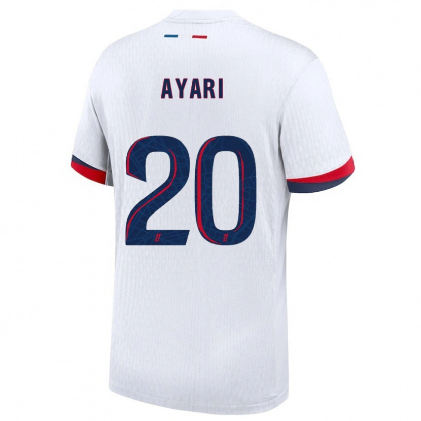 Danxen Kid Adam Ayari #20 White Red Away Jersey 2025/26 T-Shirt