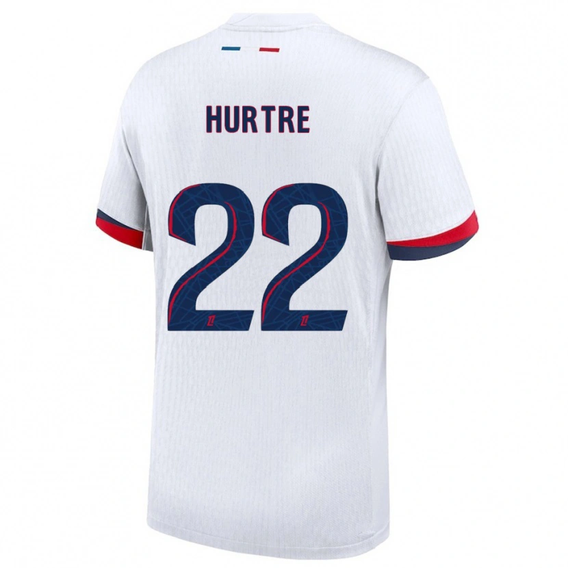 Danxen Kid Oceane Hurtre #22 White Red Away Jersey 2025/26 T-Shirt