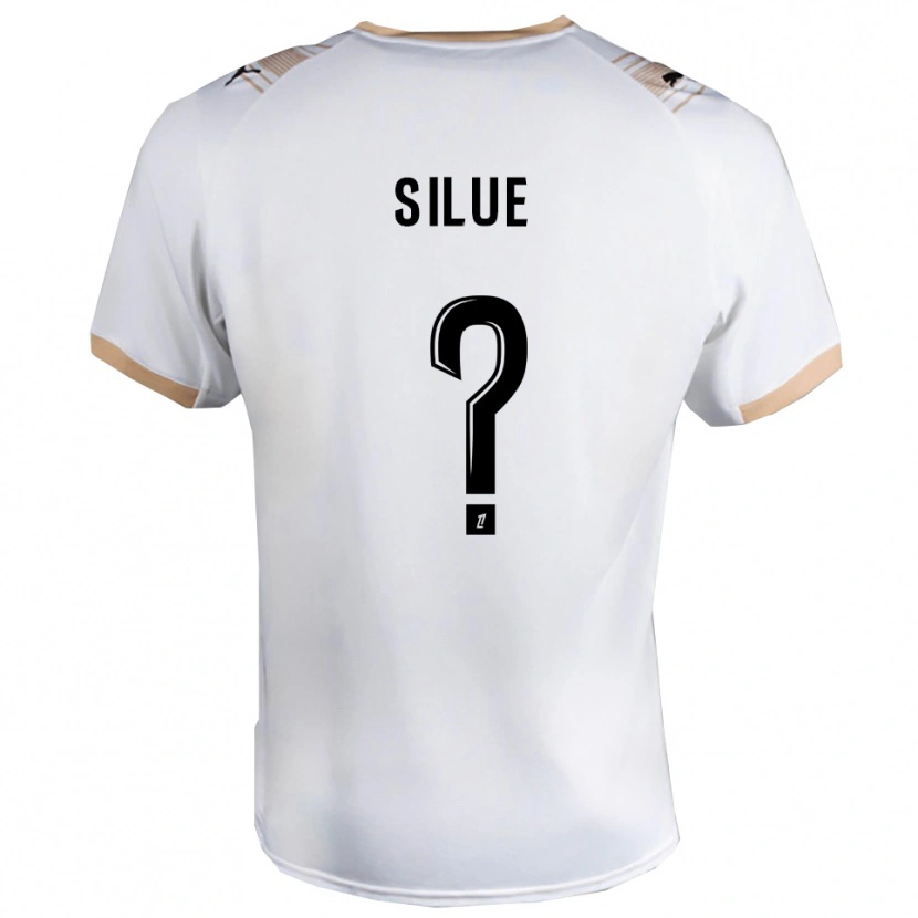 Danxen Kid Ange Silue #0 White Black Away Jersey 2025/26 T-Shirt