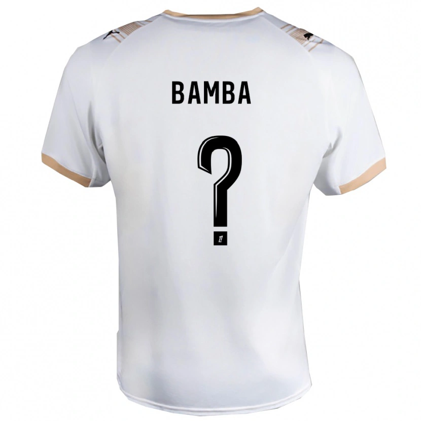 Danxen Kid Mohamed Bamba #0 White Black Away Jersey 2025/26 T-Shirt