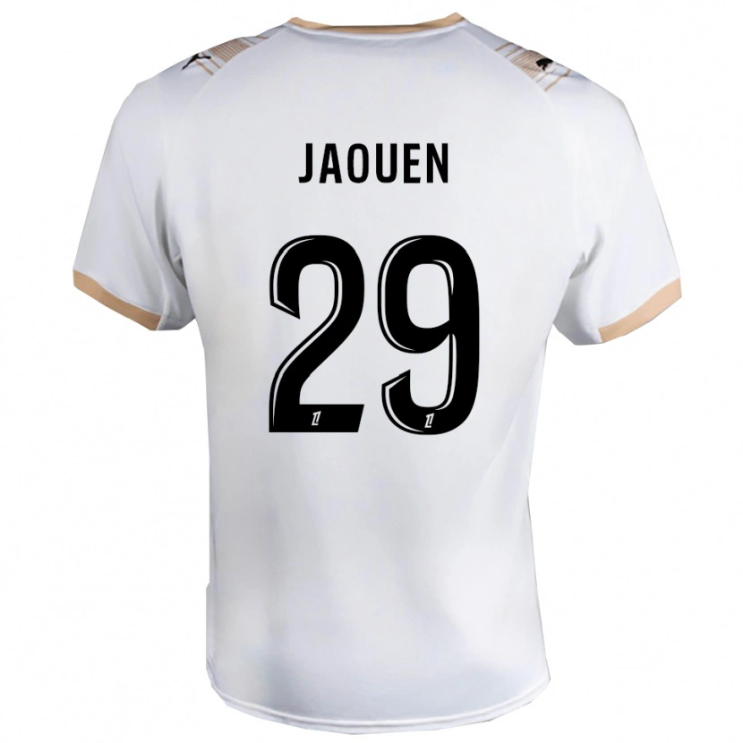 Danxen Kid Ewen Jaouen #29 White Black Away Jersey 2025/26 T-Shirt