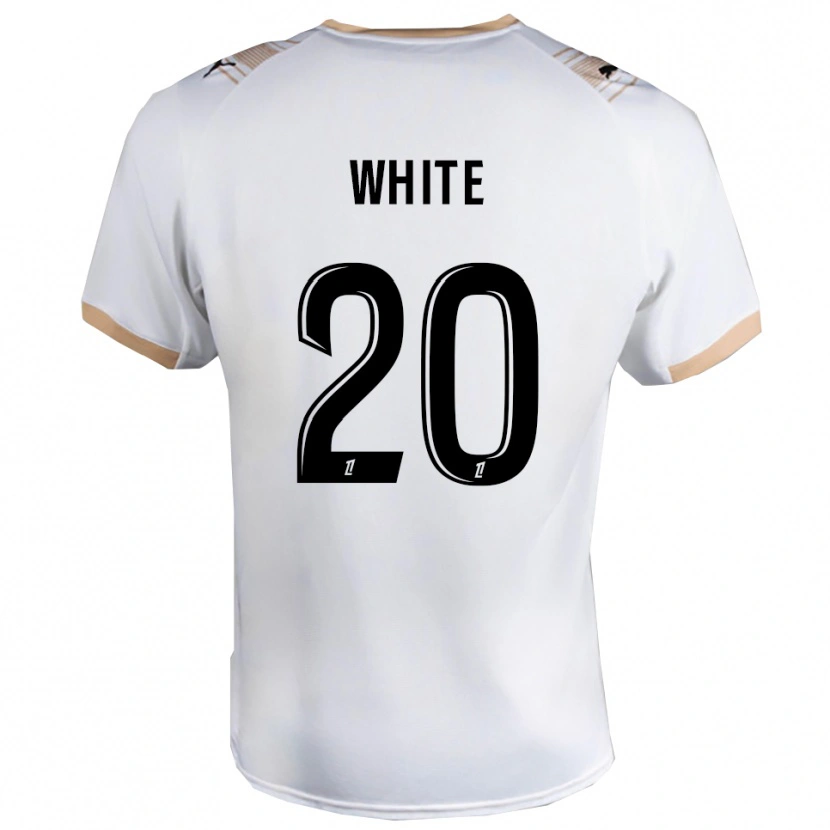 Danxen Kid Morgan White #20 White Black Away Jersey 2025/26 T-Shirt