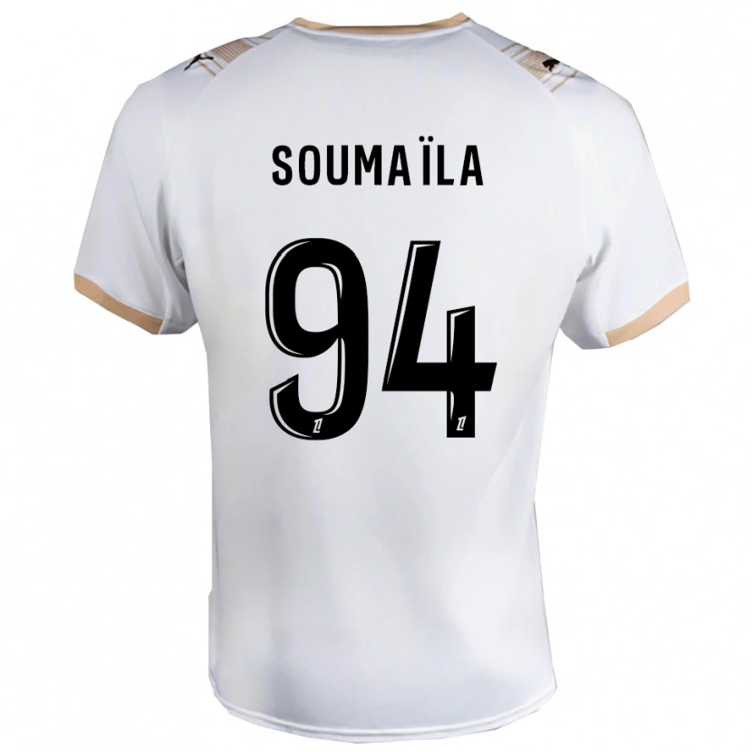 Danxen Kid Soumaïla Sylla #94 White Black Away Jersey 2025/26 T-Shirt