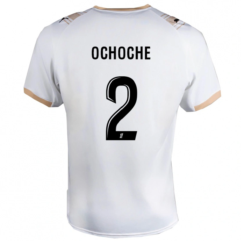 Danxen Kid Amos Ochoche #2 White Black Away Jersey 2025/26 T-Shirt