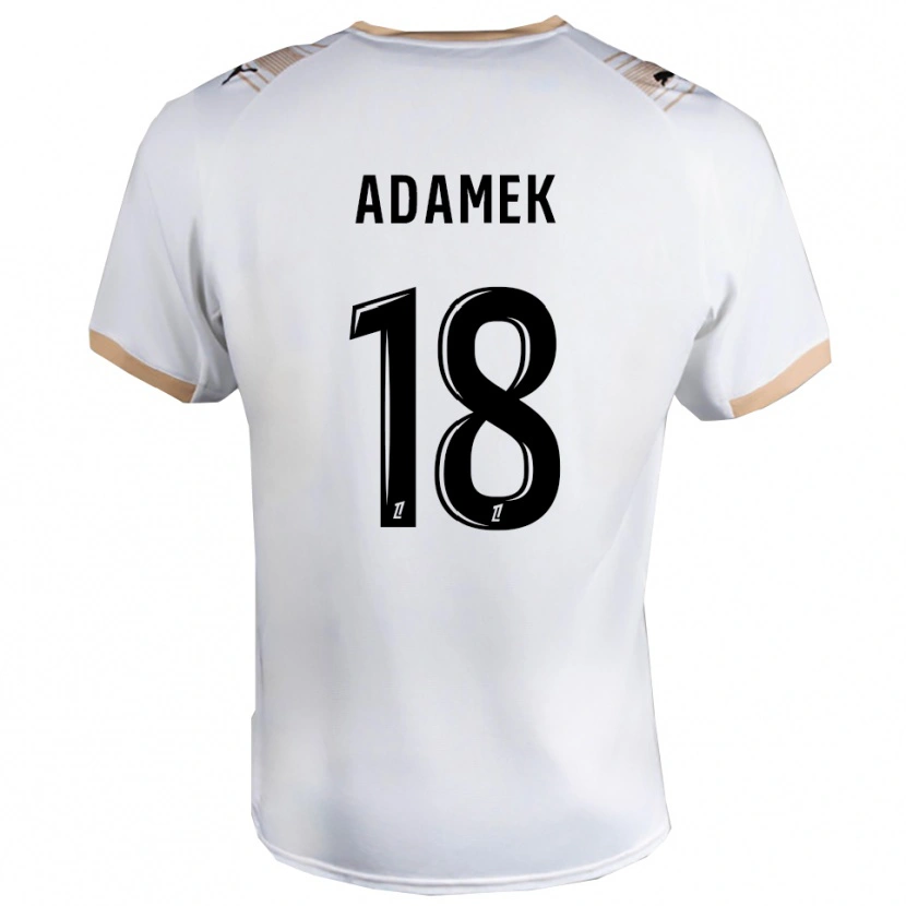 Danxen Kid Kayla Adamek #18 White Black Away Jersey 2025/26 T-Shirt