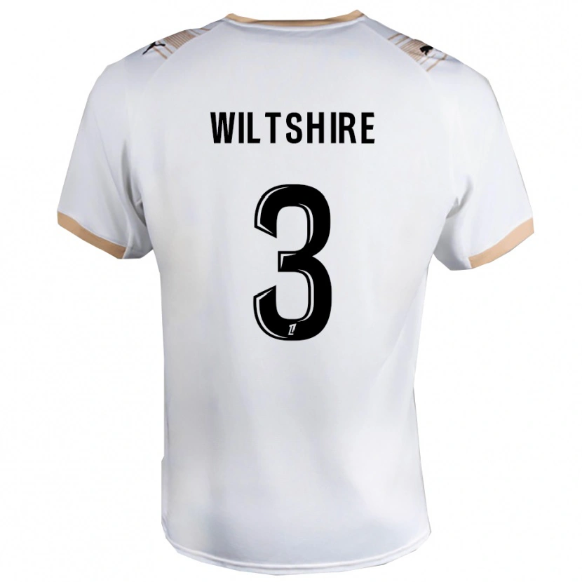 Danxen Kid Tiernny Wiltshire #3 White Black Away Jersey 2025/26 T-Shirt