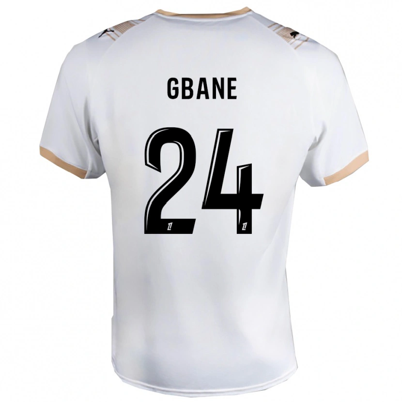 Danxen Kid Mory Gbane #24 White Black Away Jersey 2025/26 T-Shirt