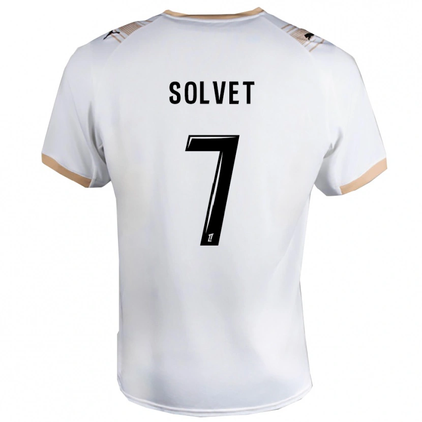 Danxen Kid Anddrys Solvet #7 White Black Away Jersey 2025/26 T-Shirt