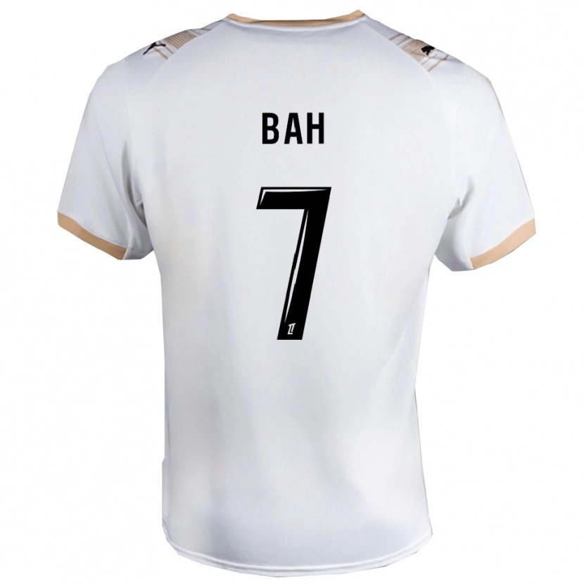Danxen Kid Therno Bah #7 White Black Away Jersey 2025/26 T-Shirt