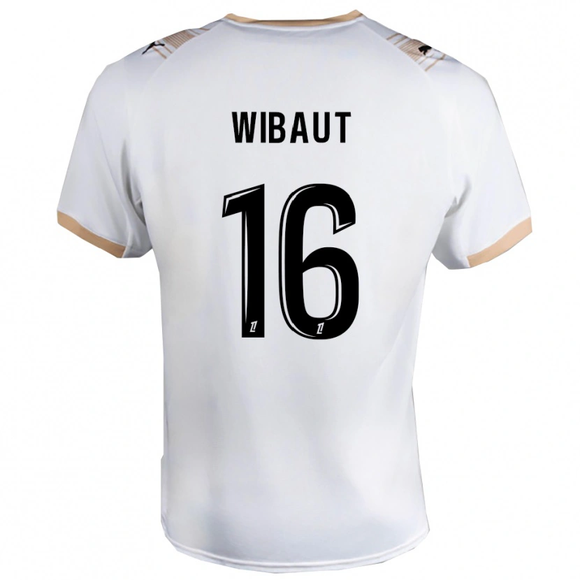 Danxen Kid Clara Wibaut #16 White Black Away Jersey 2025/26 T-Shirt