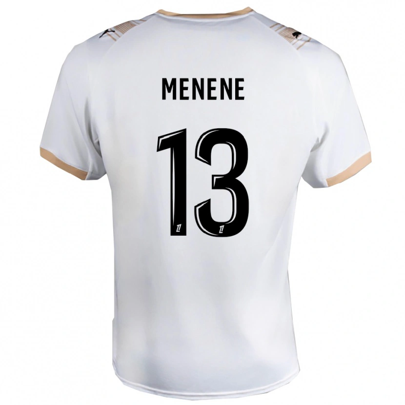 Danxen Kid Meyong Menene #13 White Black Away Jersey 2025/26 T-Shirt
