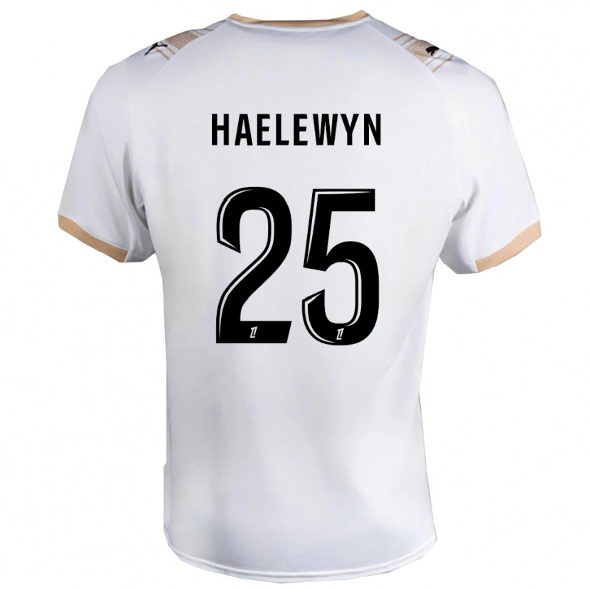Danxen Kid Marion Haelewyn #25 White Black Away Jersey 2025/26 T-Shirt