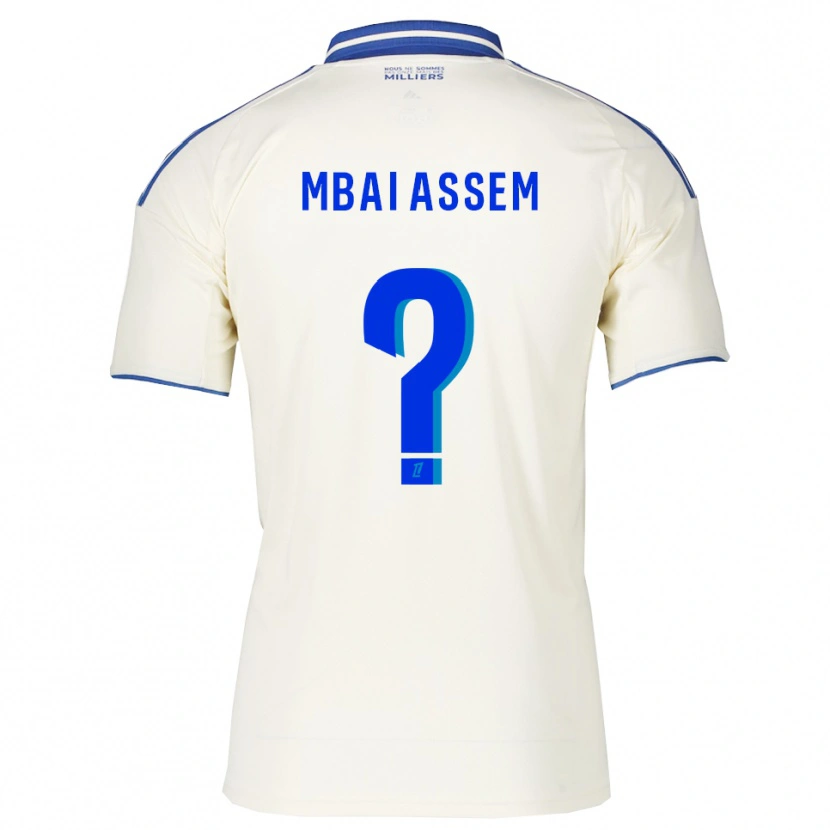 Danxen Kid Chris Mbaï-Assem #0 Champagne Blue Away Jersey 2025/26 T-Shirt