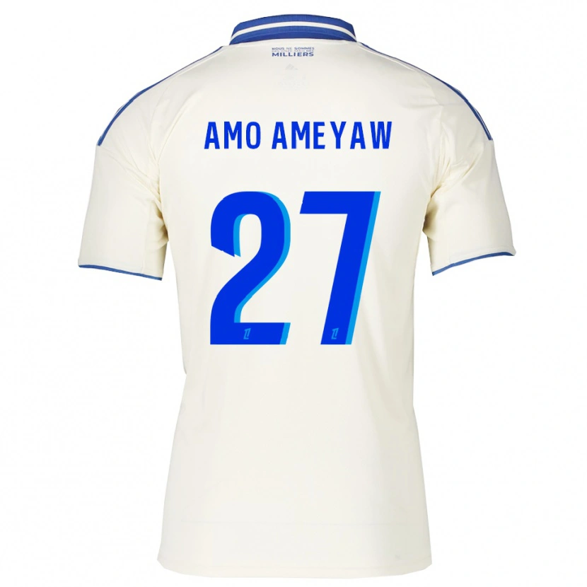 Danxen Kid Samuel Amo-Ameyaw #27 Champagne Blue Away Jersey 2025/26 T-Shirt