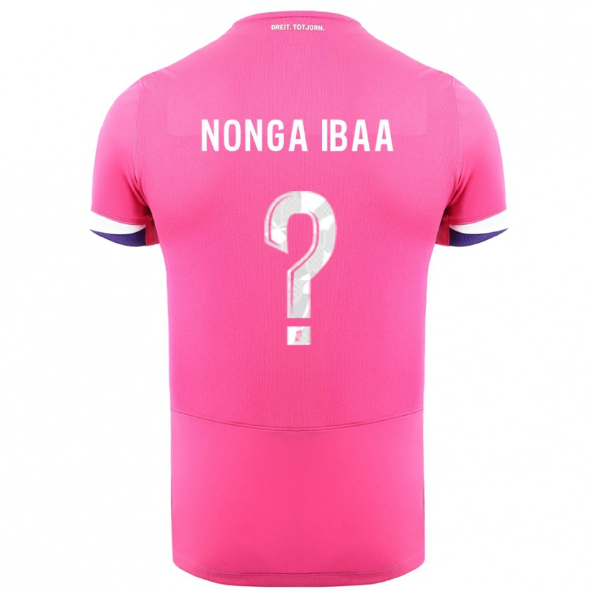 Danxen Kid Alou Nonga Ibaa #0 Pink White Away Jersey 2025/26 T-Shirt