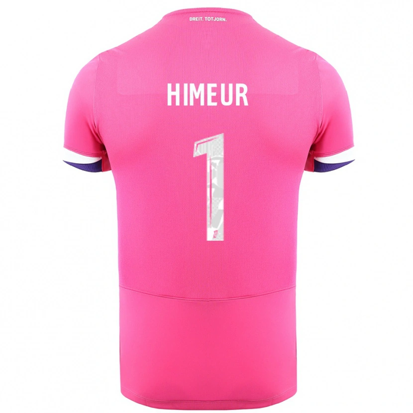 Danxen Kid Thomas Himeur #1 Pink White Away Jersey 2025/26 T-Shirt