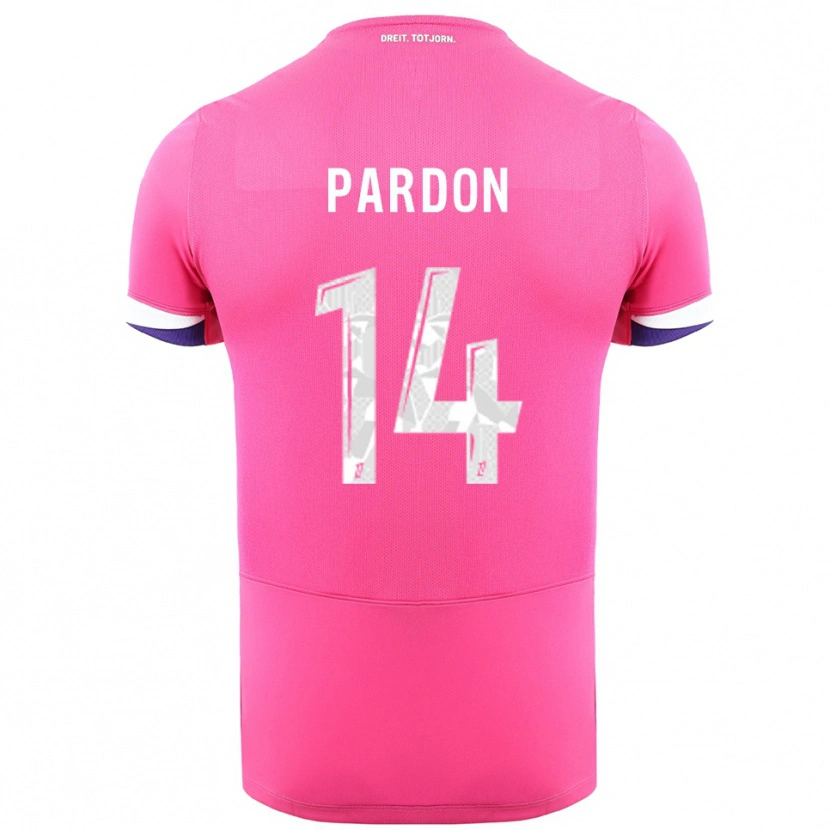 Danxen Kid Pauline Pardon #14 Pink White Away Jersey 2025/26 T-Shirt