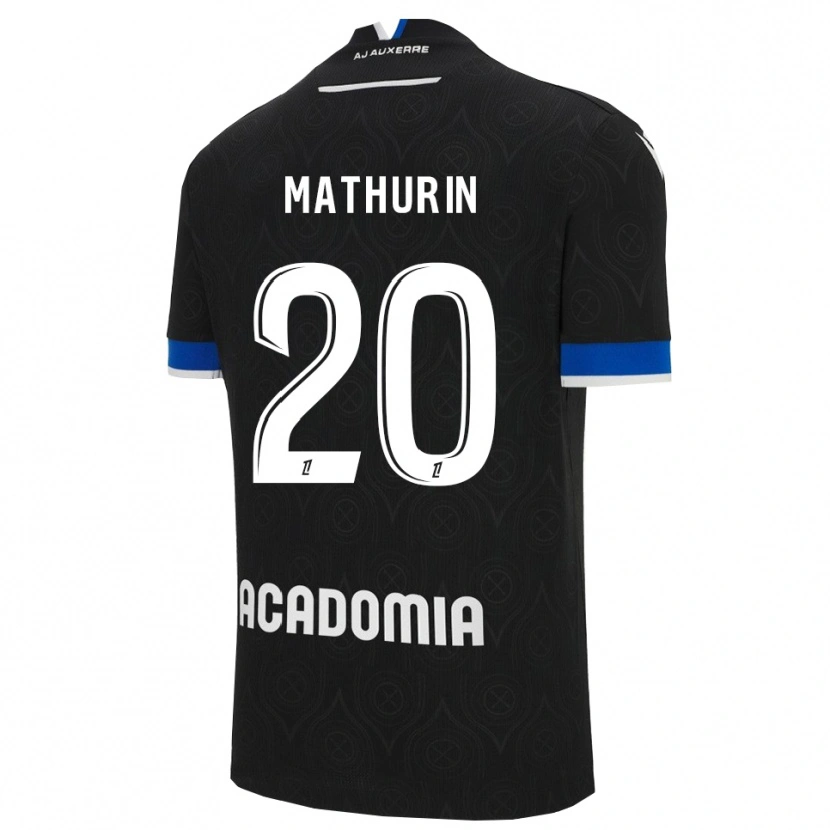 Danxen Kid Anis Mathurin #20 Black White Away Jersey 2025/26 T-Shirt