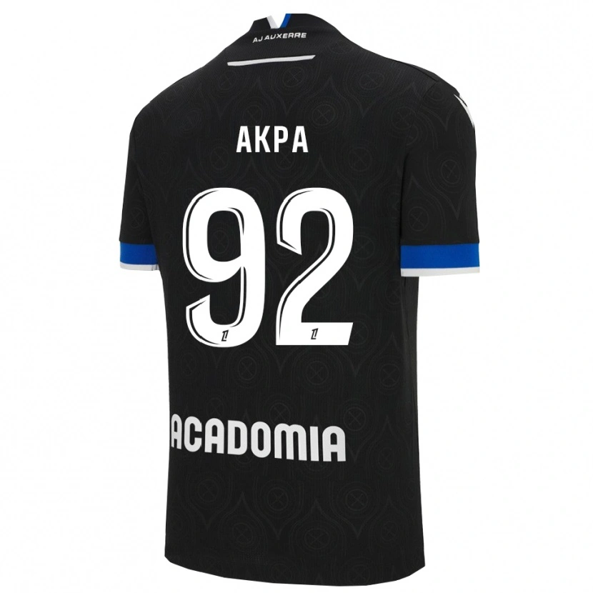 Danxen Kid Clément Akpa #92 Black White Away Jersey 2025/26 T-Shirt