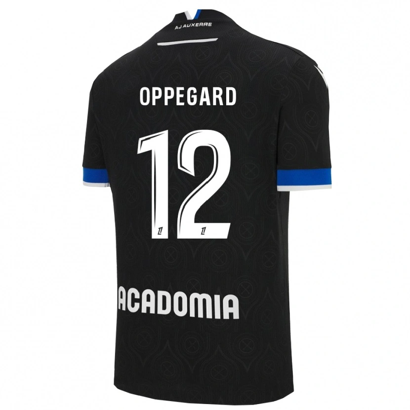 Danxen Kid Fredrik Oppegård #12 Black White Away Jersey 2025/26 T-Shirt