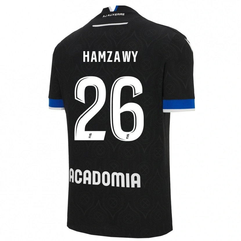 Danxen Kid Radwan Hamzawy #26 Black White Away Jersey 2025/26 T-Shirt