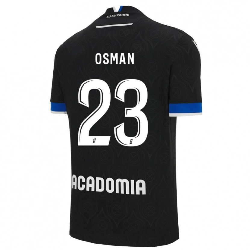 Danxen Kid Ibrahim Osman #23 Black White Away Jersey 2025/26 T-Shirt
