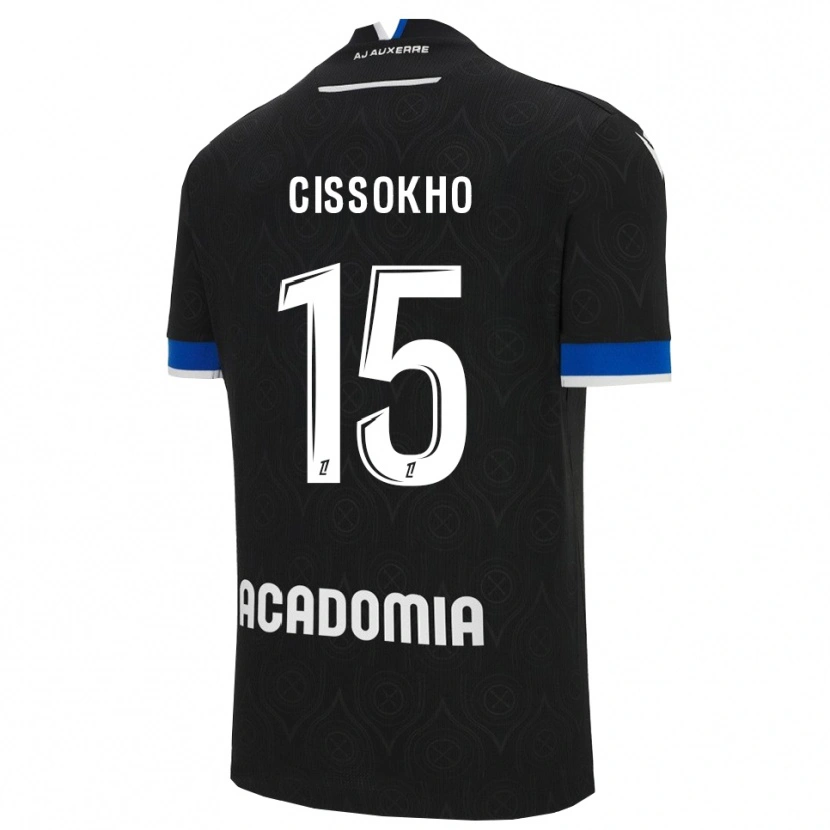 Danxen Kid Mamoudou Cissokho #15 Black White Away Jersey 2025/26 T-Shirt
