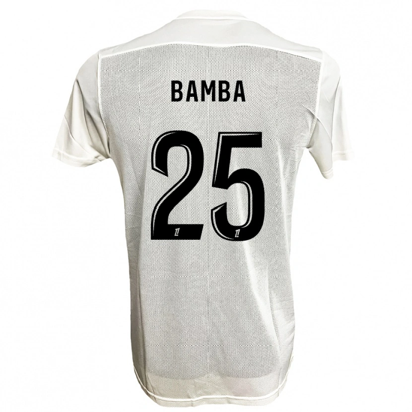 Danxen Kid Abdoulaye Bamba #25 Black White Away Jersey 2025/26 T-Shirt