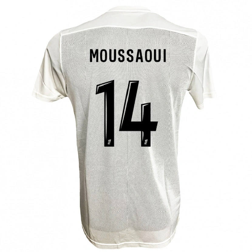 Danxen Kid Amine Moussaoui #14 Black White Away Jersey 2025/26 T-Shirt