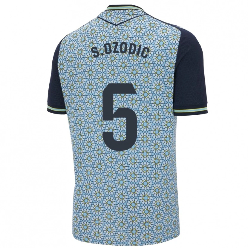 Danxen Kid Stefan Dzodic #5 Blue Navy Away Jersey 2025/26 T-Shirt
