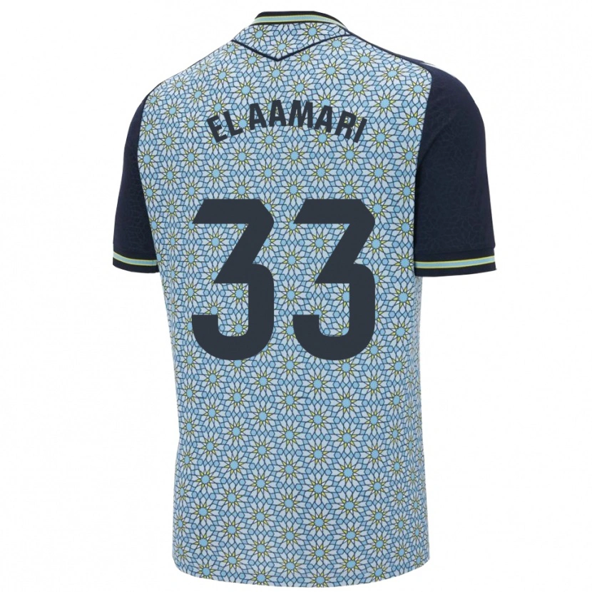 Danxen Kid Saif El Aamari #33 Blue Navy Away Jersey 2025/26 T-Shirt