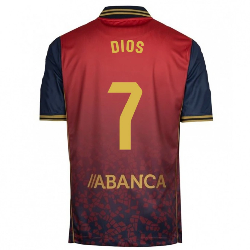 Danxen Kid Eva Dios #7 Red Navy Away Jersey 2025/26 T-Shirt