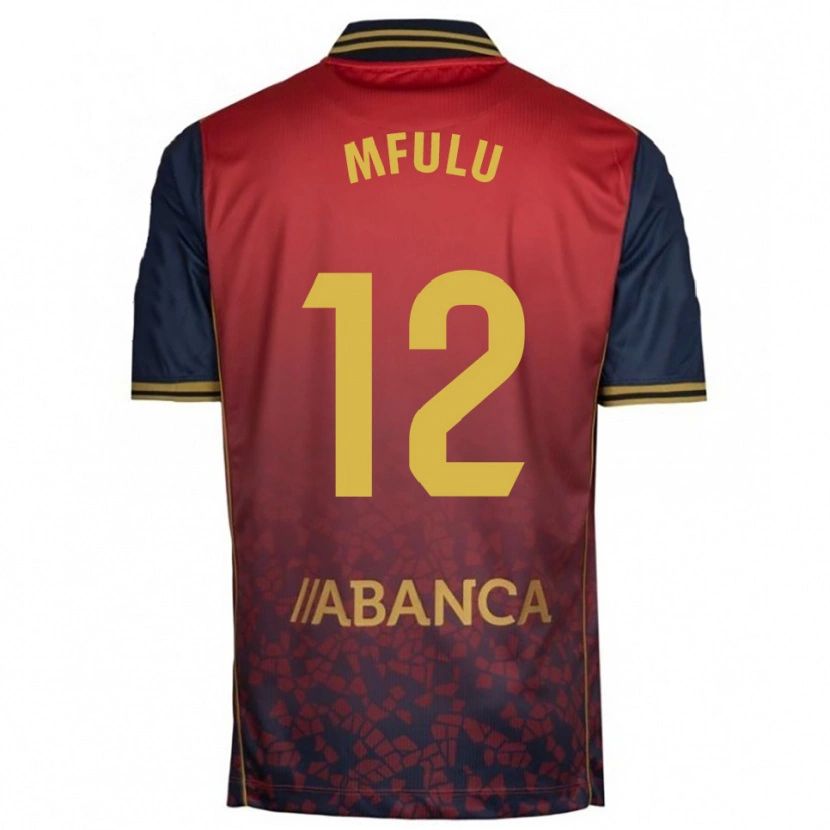 Danxen Kid Nuke Mfulu #12 Red Navy Away Jersey 2025/26 T-Shirt