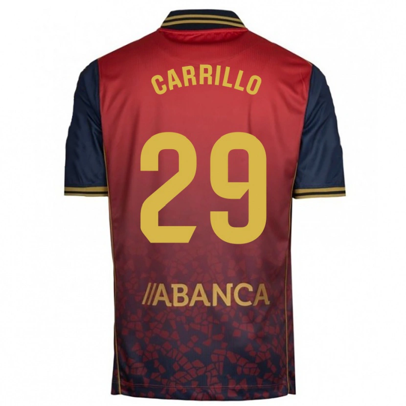 Danxen Kid Noé Carrillo #29 Red Navy Away Jersey 2025/26 T-Shirt