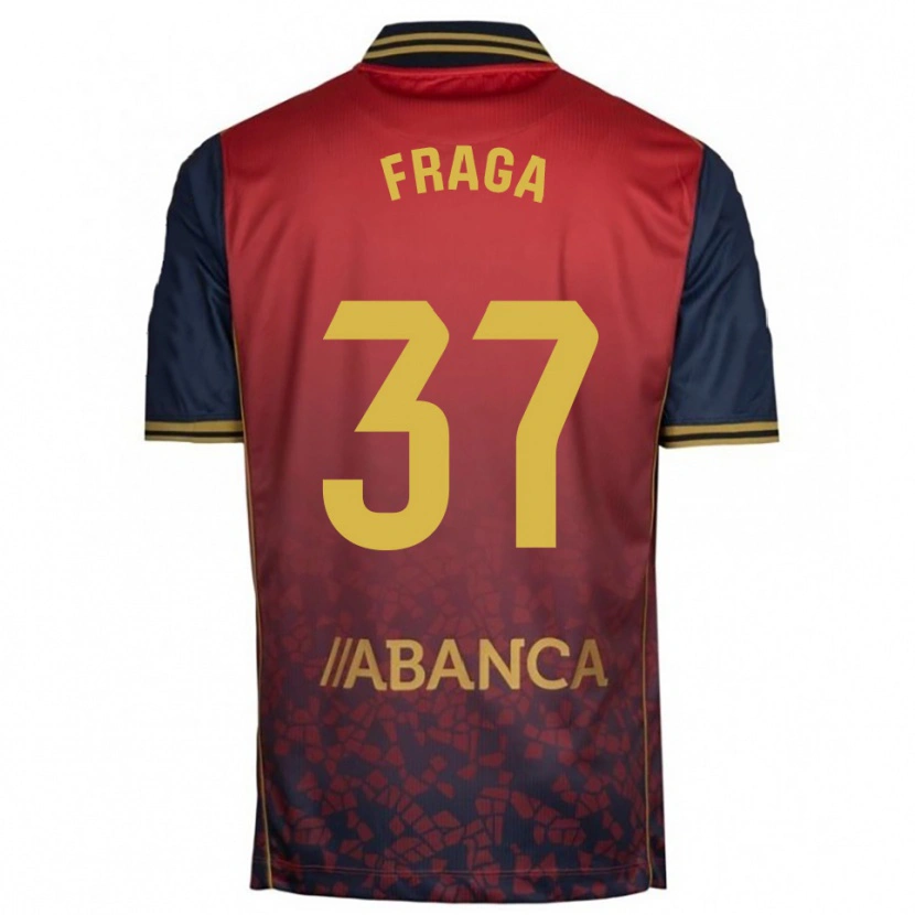 Danxen Kid Álvaro Fraga #37 Red Navy Away Jersey 2025/26 T-Shirt