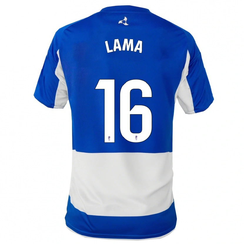 Danxen Kid Manu Lama #16 Blue White Away Jersey 2025/26 T-Shirt