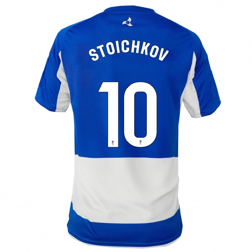 Danxen Kid Stoichkov #10 Blue White Away Jersey 2025/26 T-Shirt