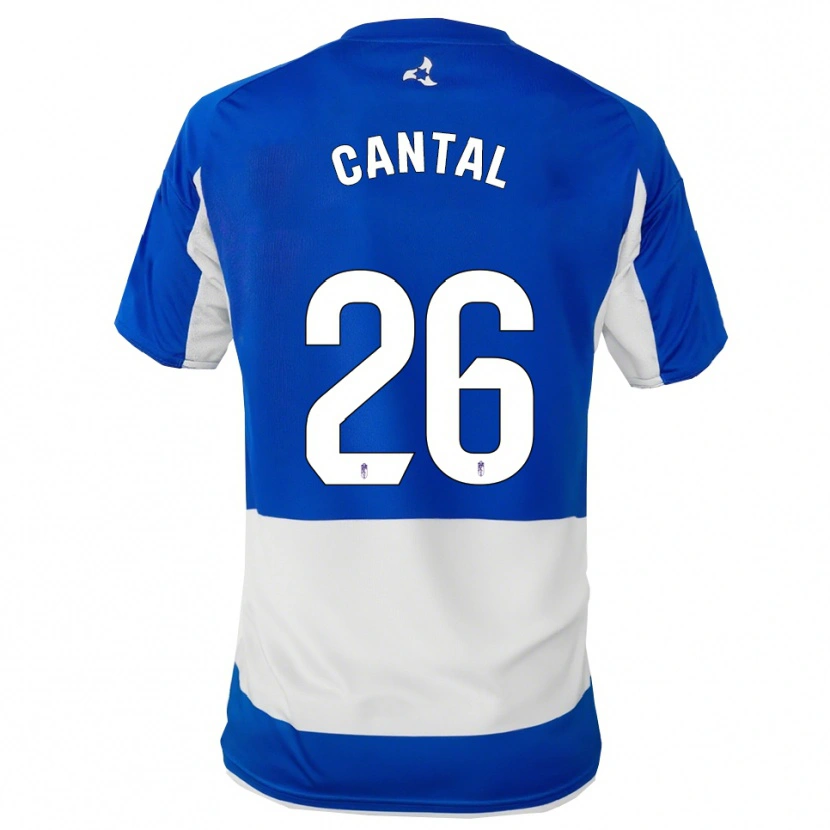 Danxen Kid Paco Cantal #26 Blue White Away Jersey 2025/26 T-Shirt