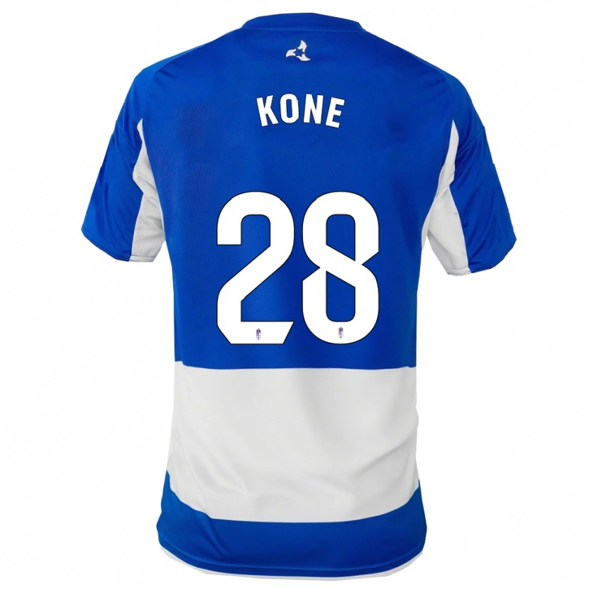 Danxen Kid Abdoulaye Kone #28 Blue White Away Jersey 2025/26 T-Shirt
