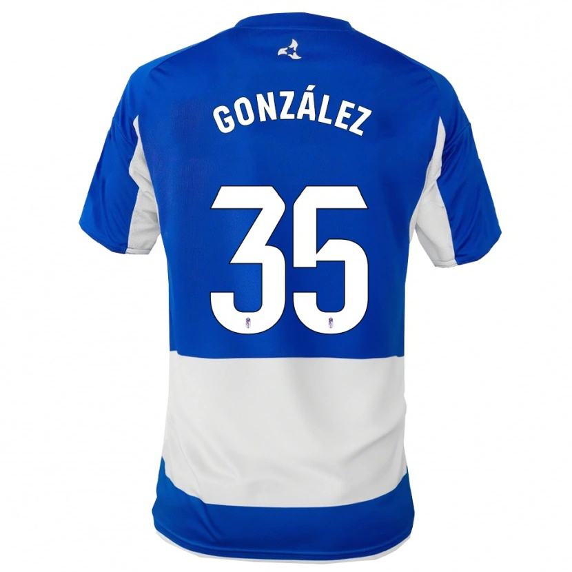 Danxen Kid Isra González #35 Blue White Away Jersey 2025/26 T-Shirt