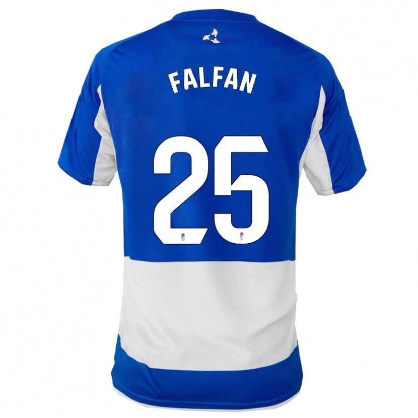 Danxen Kid Daiana Falfán #25 Blue White Away Jersey 2025/26 T-Shirt
