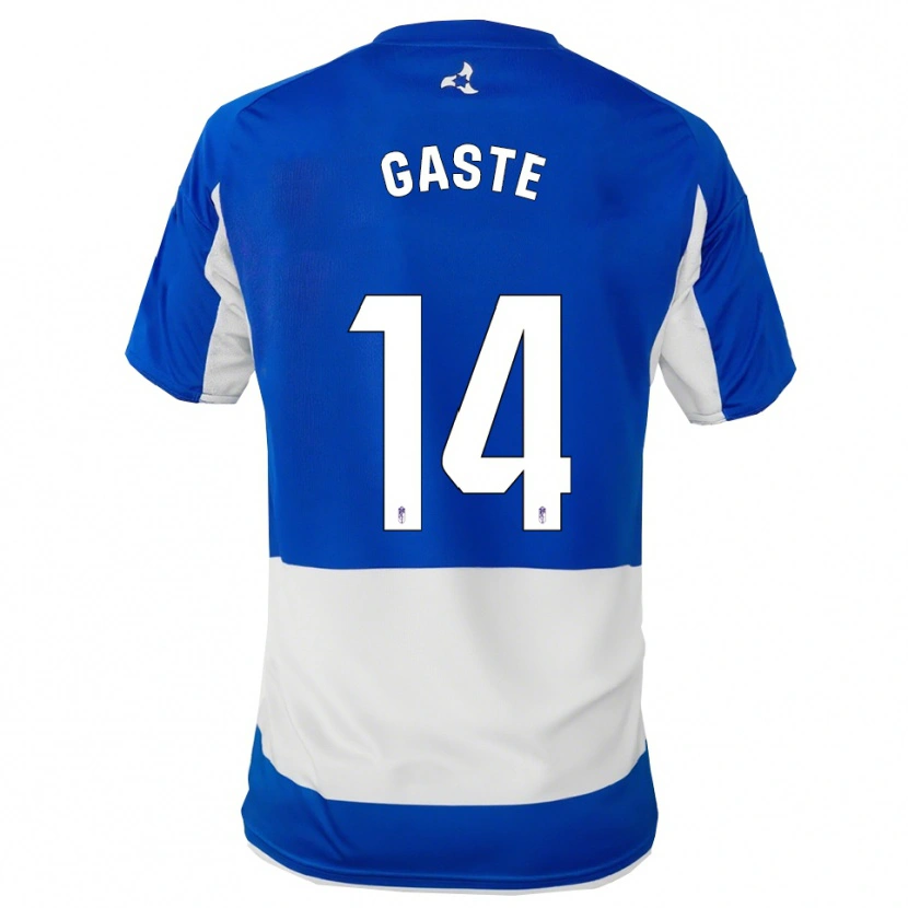 Danxen Kid Gaste #14 Blue White Away Jersey 2025/26 T-Shirt